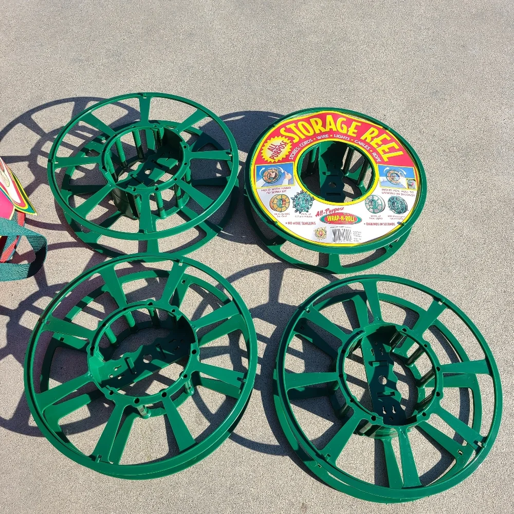 Christmas Light Storage Reels In a Bag